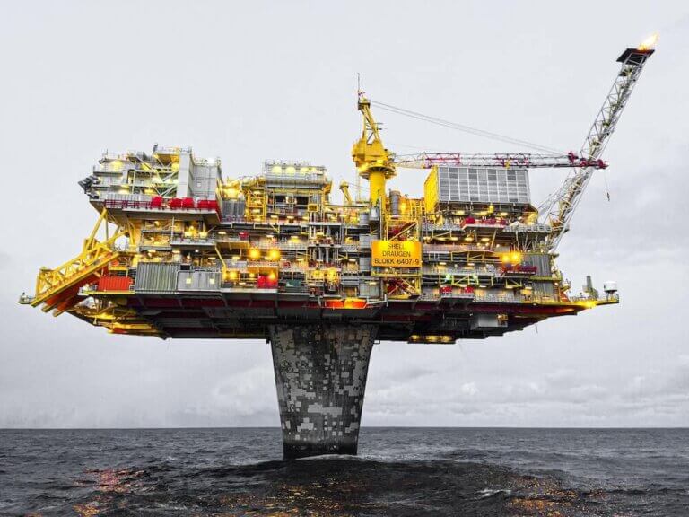 draugen offshore platform construction